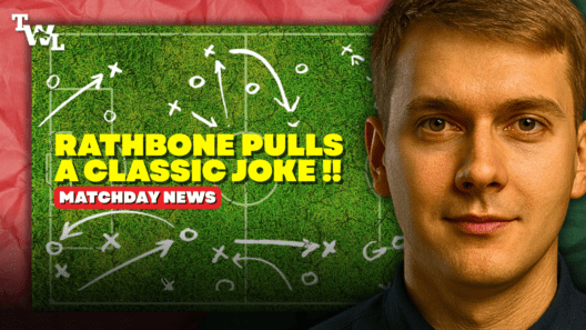 Ollie Rathbone pulls the Three Lions joke