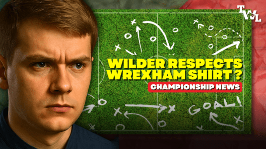 Chris Wilder respects Wrexham with shirt claim